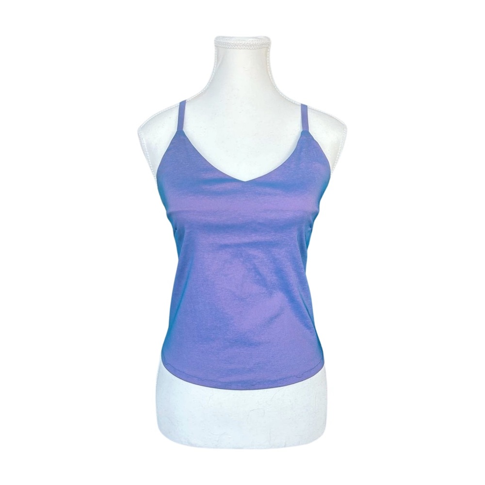 Purple Iridescent Spaghetti Strap Top